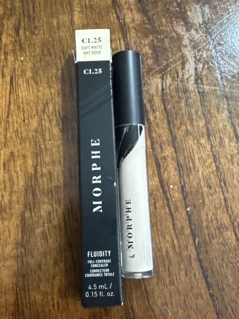 Morphe Fluidity Full-Coverage Concealer C1.25 Soft Matte Cream